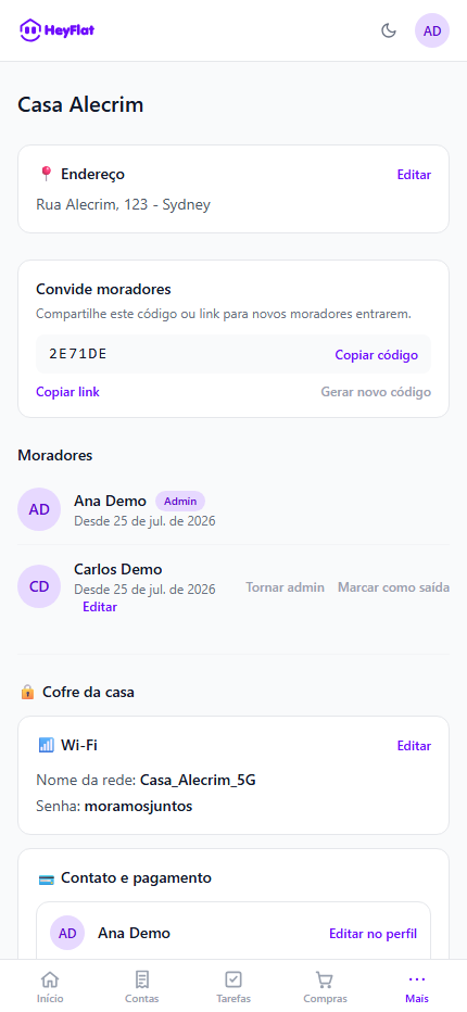 9. Casa: información e invitaciones